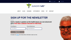 What Gundrymd.com website looked like in 2018 (6 years ago)