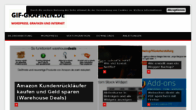 What Gif-grafiken.de website looked like in 2018 (6 years ago)