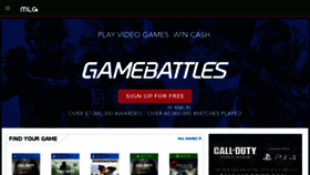What Gamebattles.com website looked like in 2018 (6 years ago)
