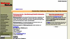 What German-tools.com website looked like in 2018 (6 years ago)