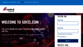 What Goccl.com website looked like in 2018 (6 years ago)