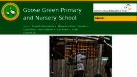 What Goosegreenprimaryschool.org website looked like in 2018 (6 years ago)