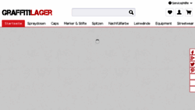 What Graffitilager.de website looked like in 2018 (6 years ago)