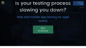 What Go.globalapptesting.com website looked like in 2018 (6 years ago)