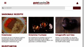 What Gutekueche.ch website looked like in 2018 (6 years ago)