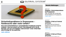 What Globalsystem.ch website looked like in 2018 (6 years ago)