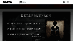 What Gaffa.dk website looked like in 2018 (7 years ago)