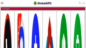 What Globalapk.me website looked like in 2018 (6 years ago)