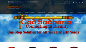 What Godsadhana.com website looked like in 2018 (6 years ago)