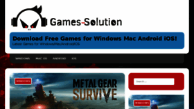What Games-solution.com website looked like in 2018 (6 years ago)