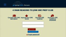 What Greprepclub.com website looked like in 2018 (7 years ago)