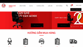 What Ghevanminh.vn website looked like in 2018 (6 years ago)