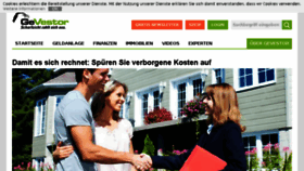 What Gevestor.de website looked like in 2018 (6 years ago)