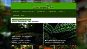 What Gartentipps.com website looked like in 2018 (6 years ago)
