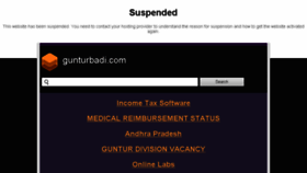 What Gunturbadi.com website looked like in 2018 (6 years ago)