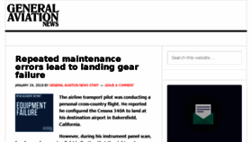 What Generalaviationnews.com website looked like in 2018 (6 years ago)