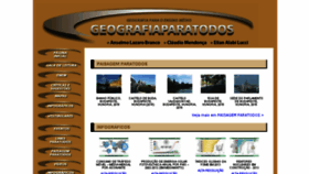What Geografiaparatodos.com.br website looked like in 2018 (6 years ago)