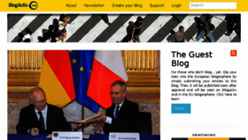 What Guests.blogactiv.eu website looked like in 2018 (6 years ago)