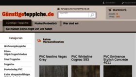 What Gunstigeteppiche.de website looked like in 2018 (6 years ago)
