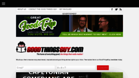 What Goodthingsguy.com website looked like in 2018 (6 years ago)
