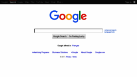 What Google.bf website looked like in 2018 (6 years ago)