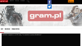 What Gram.pl website looked like in 2018 (6 years ago)