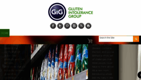 What Gluten.org website looked like in 2018 (6 years ago)