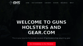 What Gunsholstersandgear.com website looked like in 2018 (6 years ago)