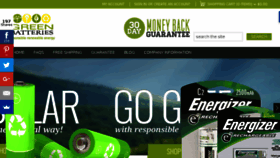 What Greenbatteries.com website looked like in 2018 (6 years ago)