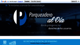 What Gobiernobogota.gov.co website looked like in 2018 (6 years ago)