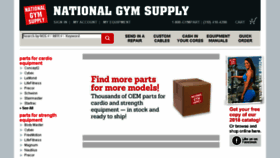 What Gympart.com website looked like in 2018 (6 years ago)