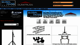 What Globaltruss.com website looked like in 2018 (6 years ago)