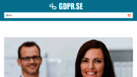 What Gdpr.se website looked like in 2018 (6 years ago)