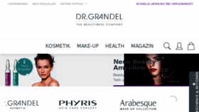 What Grandel.de website looked like in 2018 (6 years ago)