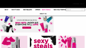 What Glamglow.com website looked like in 2018 (6 years ago)