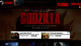 What Godzilla-movies.com website looked like in 2018 (6 years ago)