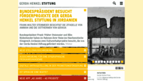 What Gerda-henkel-stiftung.de website looked like in 2018 (6 years ago)