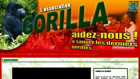 What Gorilla.fr website looked like in 2018 (6 years ago)
