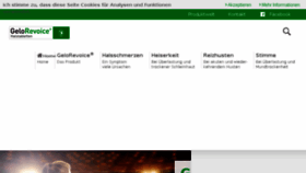 What Gelorevoice.de website looked like in 2018 (6 years ago)