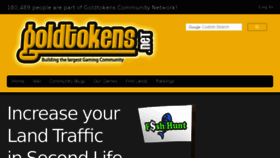 What Goldtokens.net website looked like in 2018 (6 years ago)