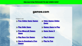 What Gamee.com website looked like in 2018 (6 years ago)