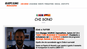 What Giuseppediurno.com website looked like in 2018 (6 years ago)