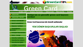 What Greencard724.com website looked like in 2018 (6 years ago)