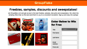 What Groupflake.com website looked like in 2018 (6 years ago)