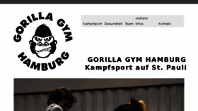 What Gorillagym.hamburg website looked like in 2018 (6 years ago)
