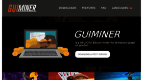 What Guiminer.org website looked like in 2018 (6 years ago)