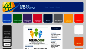 What Goiascooperativo.coop.br website looked like in 2018 (6 years ago)