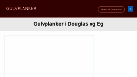 What Gulvplanker.dk website looked like in 2018 (6 years ago)