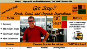 What Gotsoupseattle.com website looked like in 2018 (6 years ago)