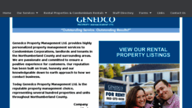 What Genedco.com website looked like in 2018 (6 years ago)